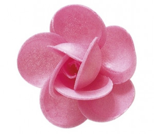 Waffel-Blumen, rosa