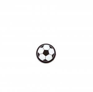 Schoko-Aufleger "Fußball", dunkle Schokolade, 30mm, 595 Stück