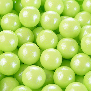Zucker-Perlen, hellgrün, glutenfrei, 9mm, 1kg