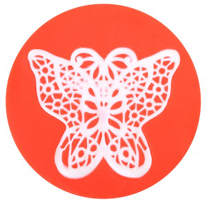 Sweet Lace Express Silikonform Schmetterling für essbare Spitze, 8cm, 1 Stück