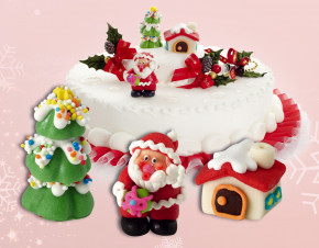 Marzipan-Weihnachtssymbole, 3-fach sortiert