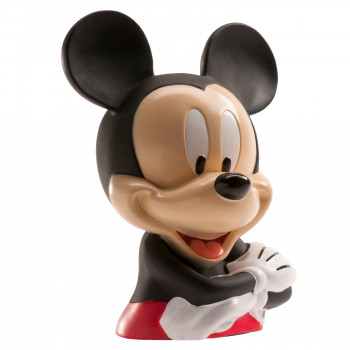 Mickey Mouse Spardose mit Drehverschluss, Kunststoff, im Display