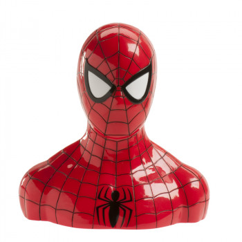 Spiderman Spardose mit Drehverschluss, Kunststoff, im Display