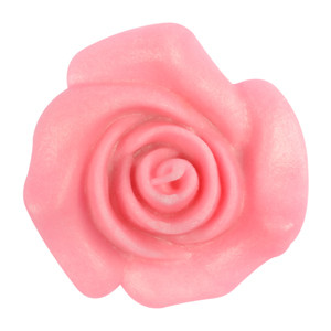 Rosen aus modellierbarer Zuckermasse, rosa, 30mm, 48 Stück