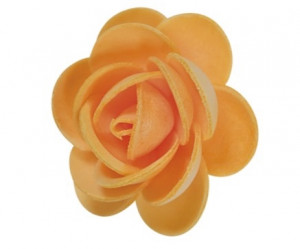 Waffel-Blumen, orange, 45mm, 100 Stück