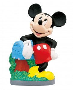 Mickey Mouse Spardose mit Drehverschluss, Kunststoff, ideal für Motivtorten