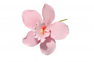 Tragant-Blumenbouquet Orchidee, rosa, nicht essbar, 11cm, 18 Stück