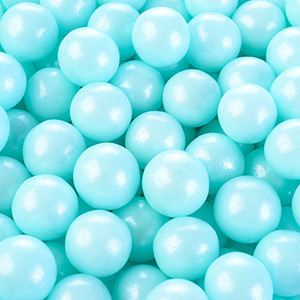 Zucker-Perlen, hellblau, glutenfrei, 9mm, 1kg