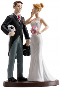 Lustiges Brautpaar, Fußball