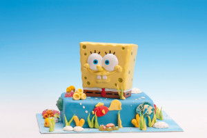 Sponge Bob Spardose mit Drehverschluss, Kunststoff, im Display