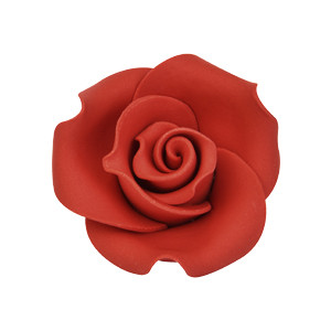 Dekor-Rosen, rot, aus lebensmitteltauglichem Material, nicht essbar, 40mm, 36 Stück