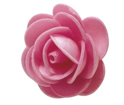 Waffel-Blumen, rosa, 45mm, 100 Stück