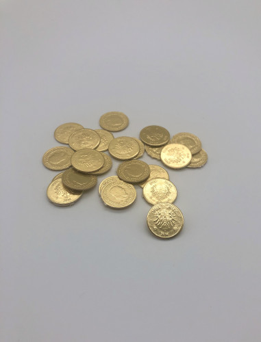 Papp-Münze, 21mm, 100 Stück